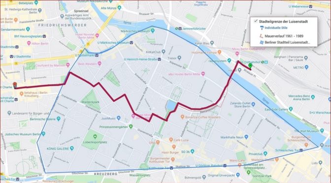 Die innere Grenze der Luisenstadt – noch heute erkennbar