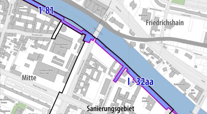 Juni 2020: Öffentliche Auslegung der Bebauungsplanentwürfe zum Spreeufer noch bis 14. Juli
