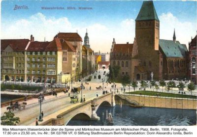 Ansichtkarte: Waisenbruecke, Max Missmann, 1908