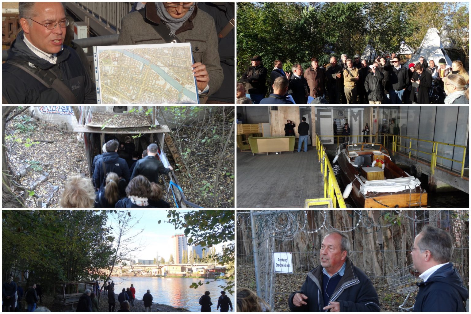 Rundgang zum Spreeufer am 28. Oktober 2014