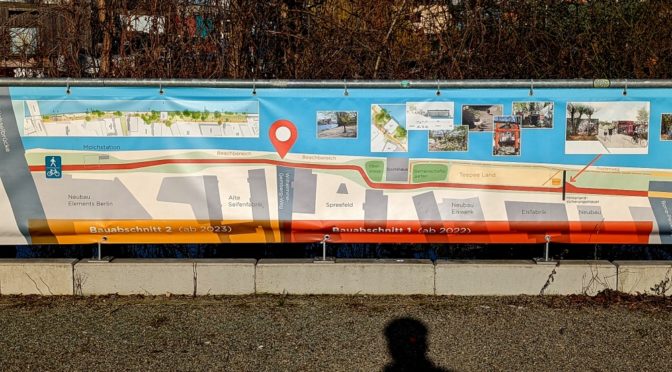 Spreeuferweg – Der Balkon steht