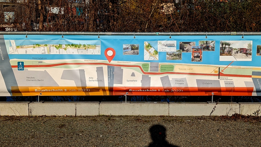 In Planung: Spreeuferweg Süd