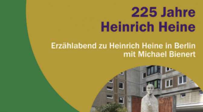 Dienstag 13. Dez: „225 Jahre Heinrich Heine“ Geburtstagsfeier mit Punsch im dialog 101