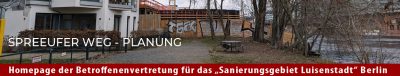 Spreeuferweg – Baustelle versperrt den Weg zur Michaelbrücke