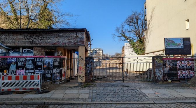 Bauprojekt Post Yard nimmt Gestalt an. Fortschritt im März 2023