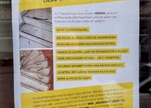 Drogenkonsum in der Adalbertstraße