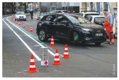 Wallstraße wird Fahrradstraße - Foto: Ch. Eckelt