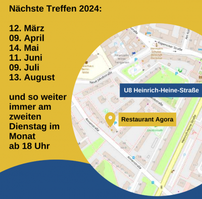 Luisenstadt Stammtisch im Agora