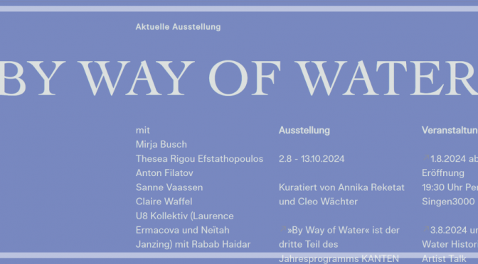 Die Wege des Wassers – Neue Ausstellung im Bärenzwinger