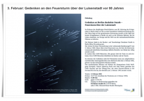 Einladung Gedenkveranstaltung Feuersturm