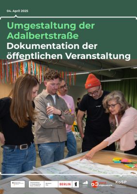 Adalbertstraße Doku Titelblatt - Quelle: KoSP