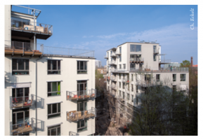 Die Spreefeld e. G. an der Spree - Foto: Ch. Eckelt