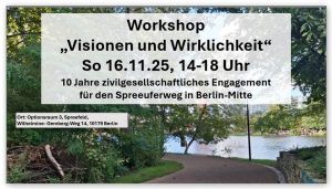 Einladung Spreeufer Workshop