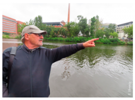 Peter Barsch am Ort seiner Republikflucht - Foto: Falko Hennig