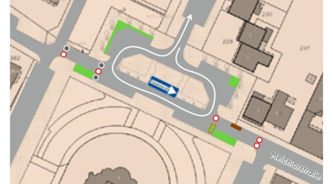 Diskussion: Verkehrsberuhigung am Michaelkirchplatz bisher kaum Wirkung