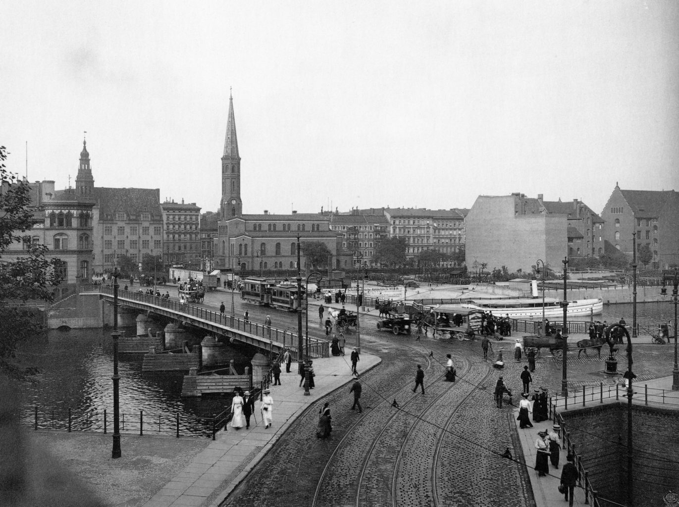 Die Schillingbrücke um 1912