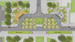 Sechseckplatz Miki Entwurf - Quelle: BA Mitte/SGA