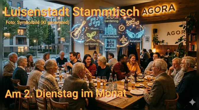 Luisenstadt Stammtisch - Symbolbild )KI generated) - Archiv BV