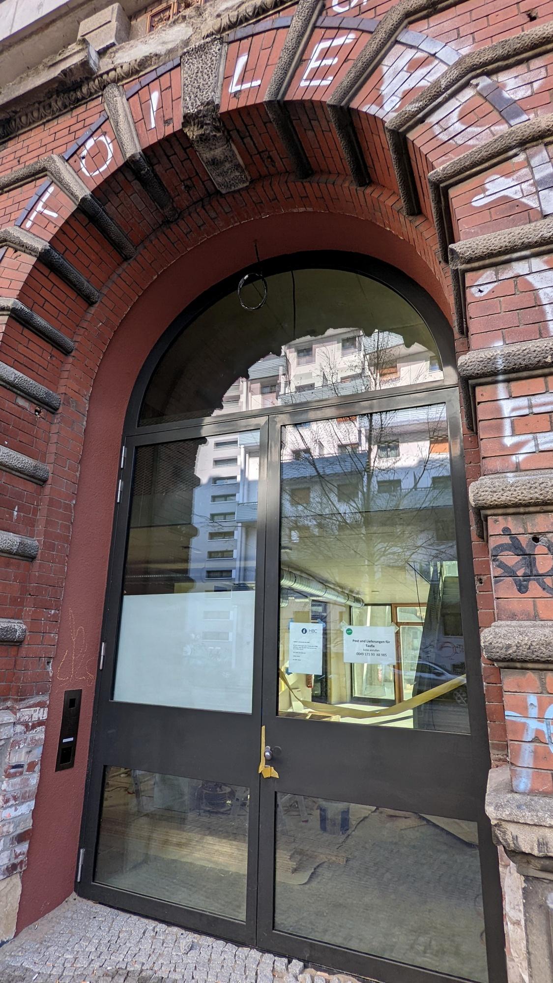 3 Bauprojekt Telegraph Eingang