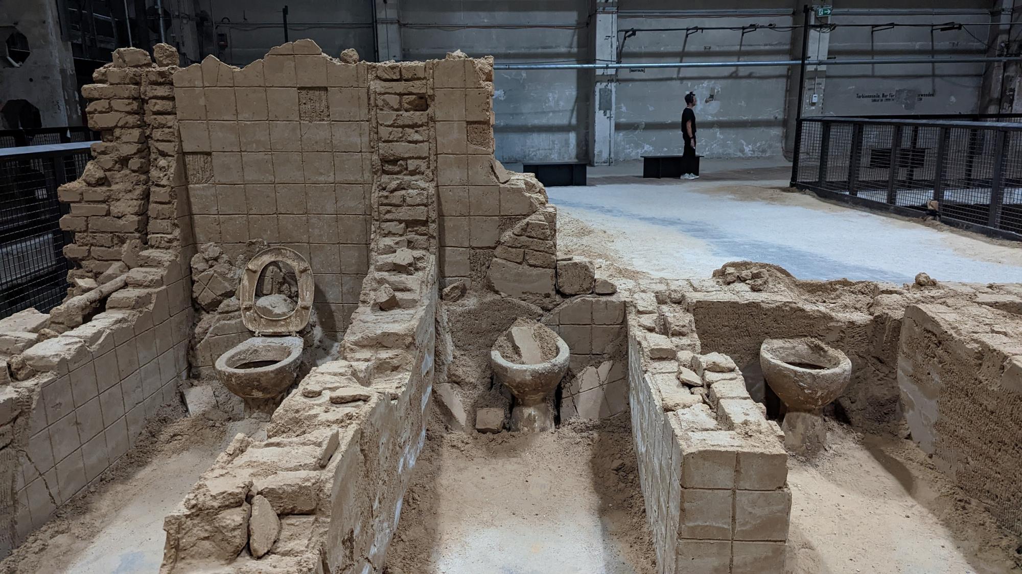 20 Nachbau des TRESOR mit Sand