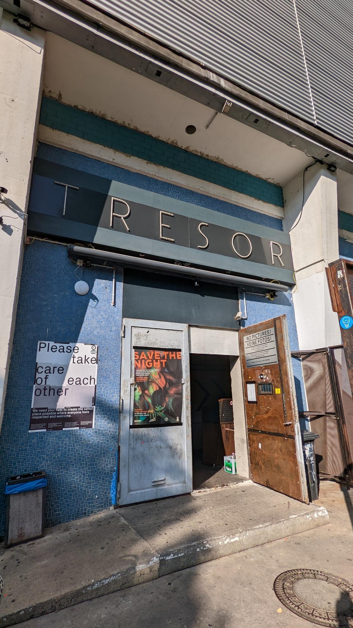 25 Der TRESOR Eingang heute